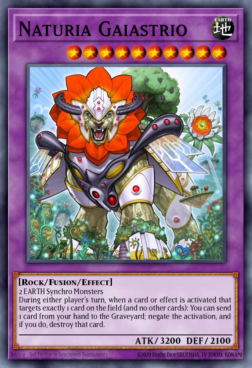 Naturia Gaiastrio World Superstars card