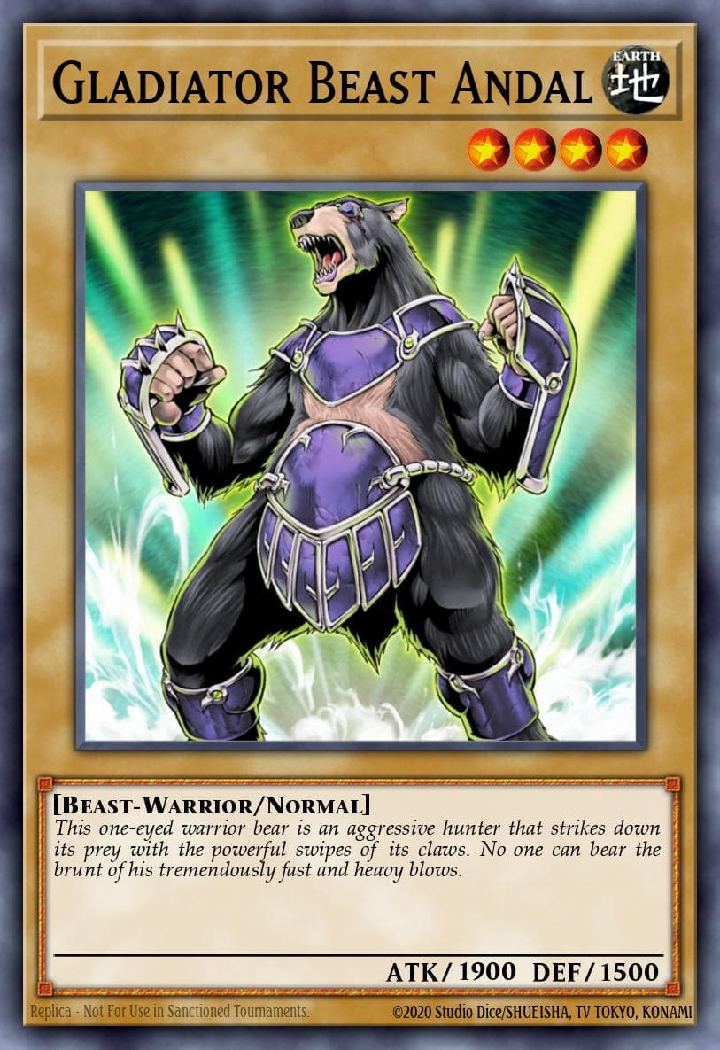 Gladiator Beast Andal Phantom Darkness: Special Edition card