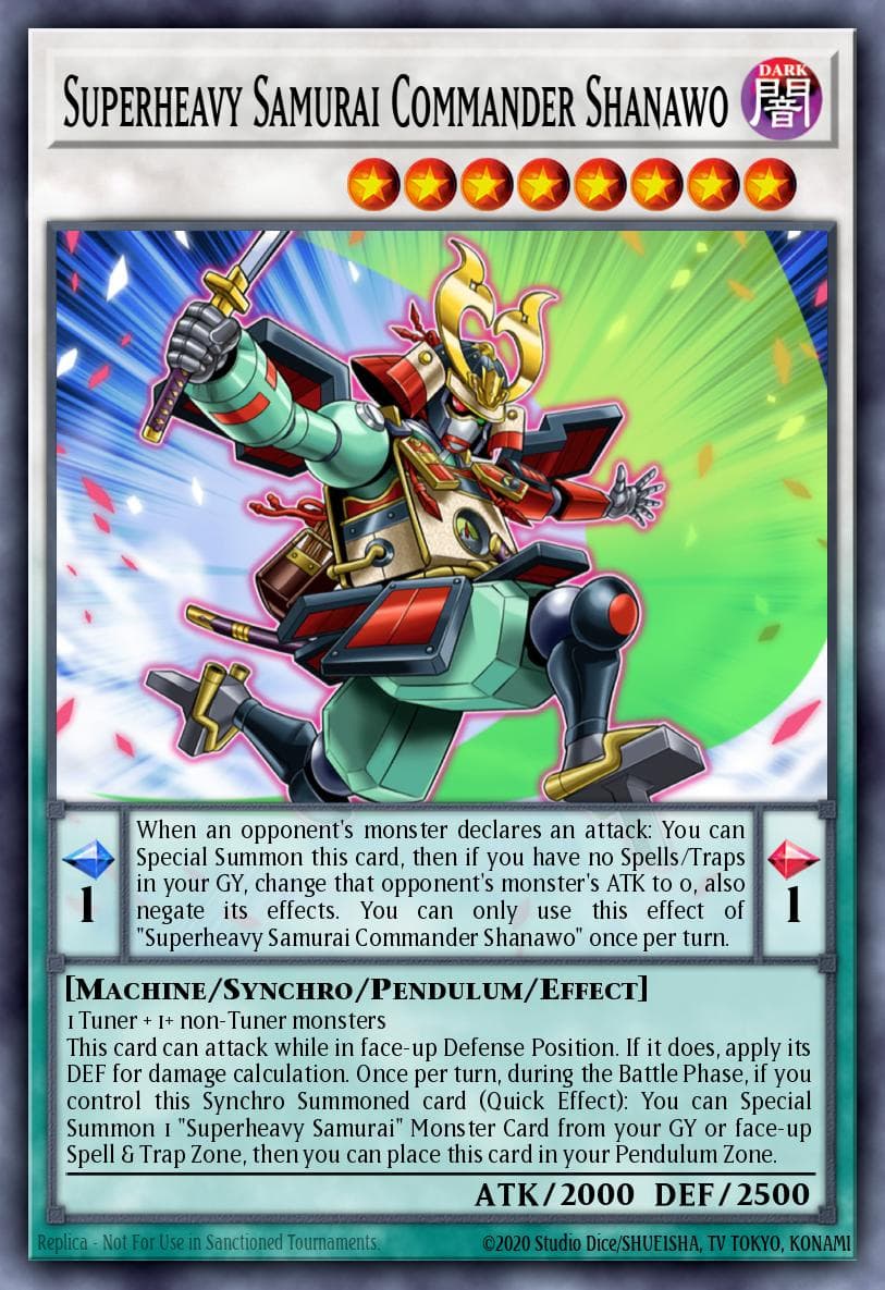 Superheavy Samurai Commander Shanawo Cyberstorm Access card