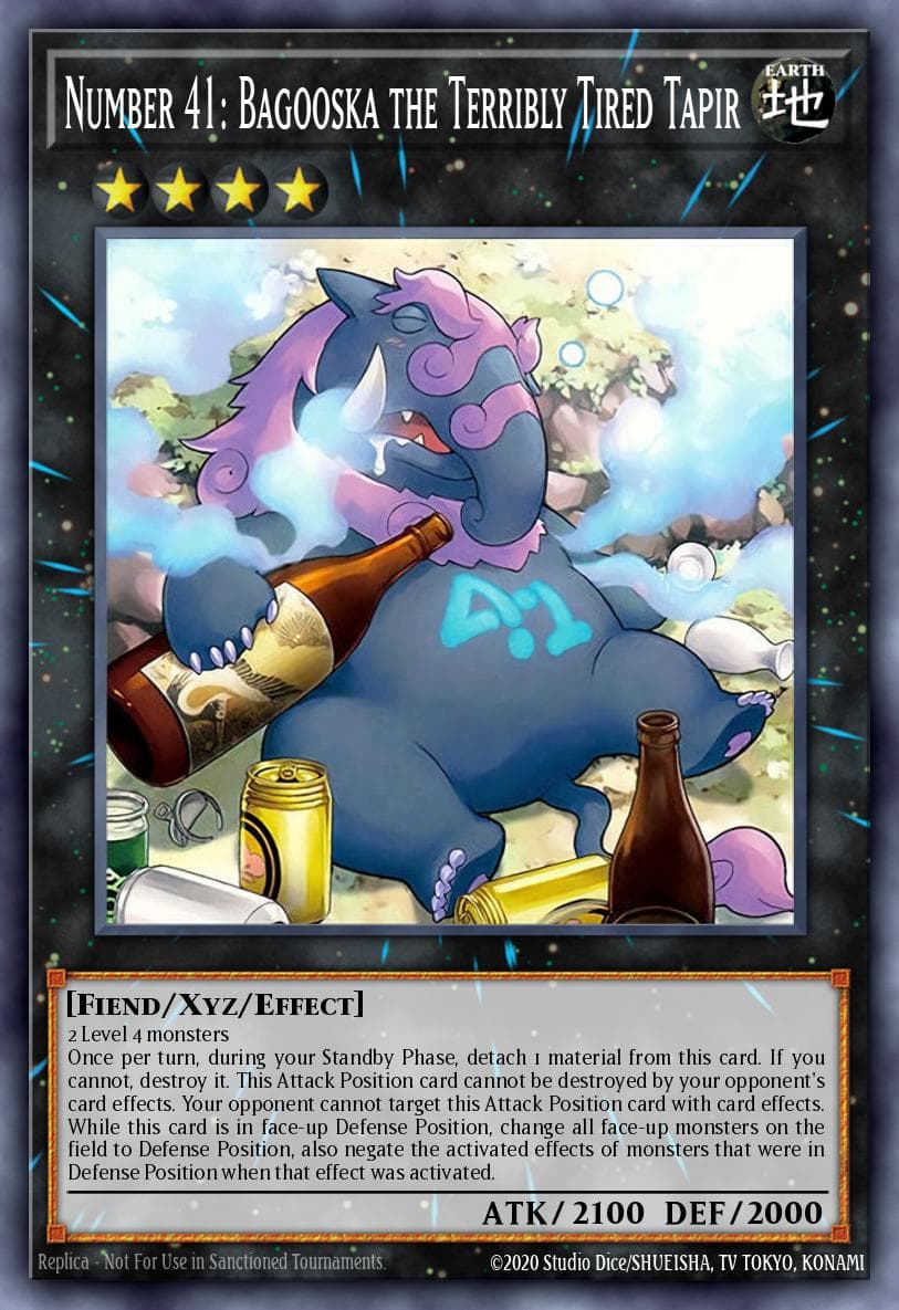 Number 41: Bagooska the Terribly Tired Tapir Circuit Break Special Edition card