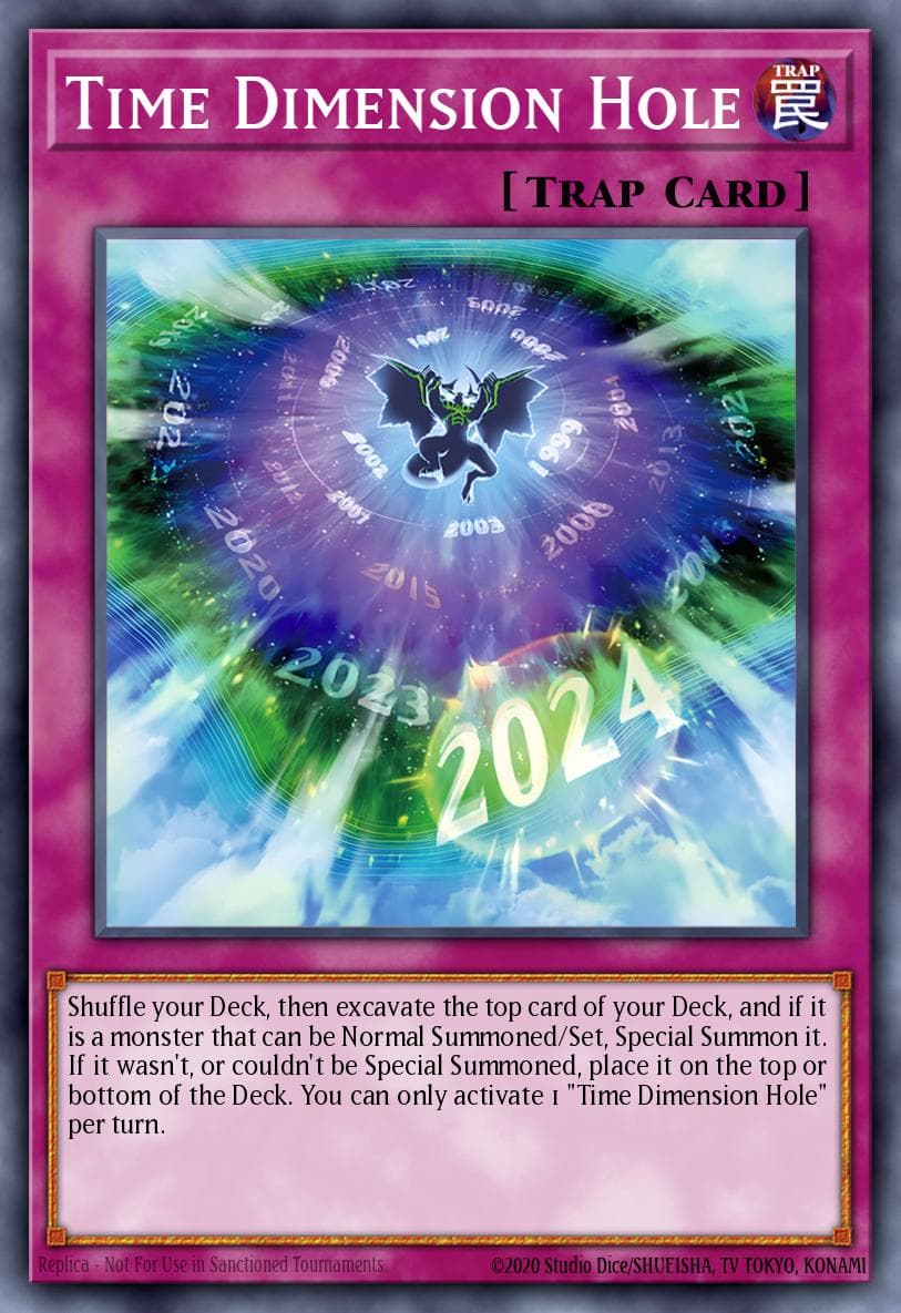 Time Dimension Hole 遊戲王 card