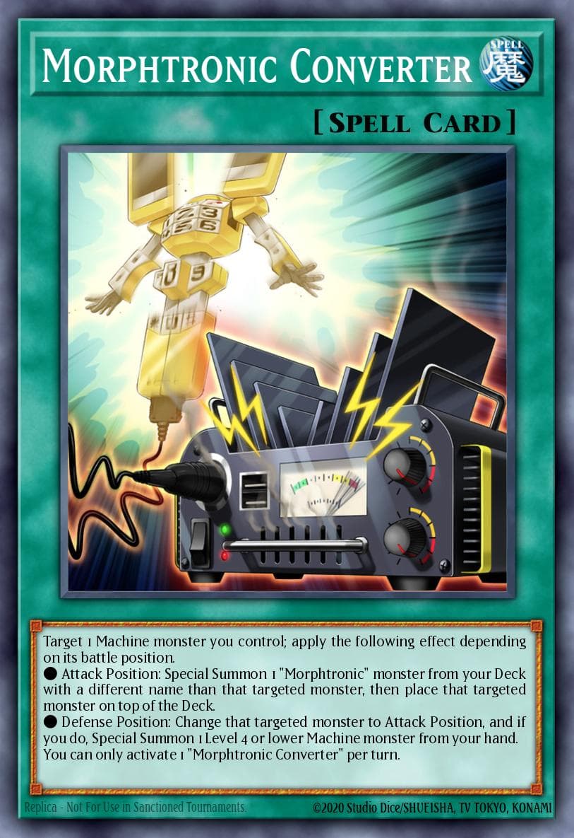 Morphtronic Converter Power of the Elements card