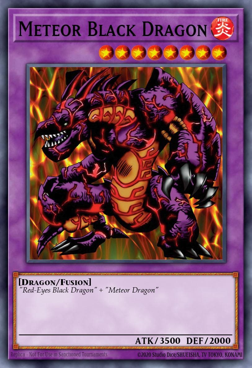 Meteor Black Dragon Premium Collection Tin card