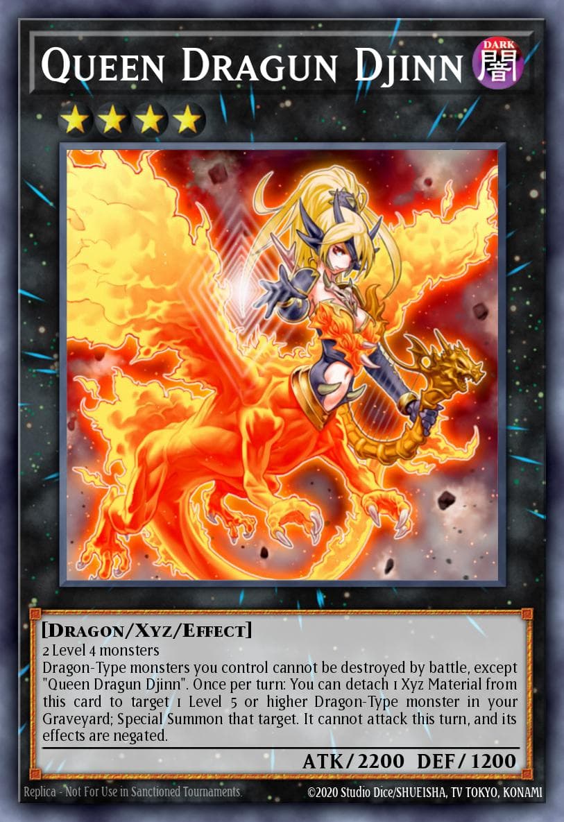 Queen Dragun Djinn Galactic Overlord Sneak Peek Participation Card card