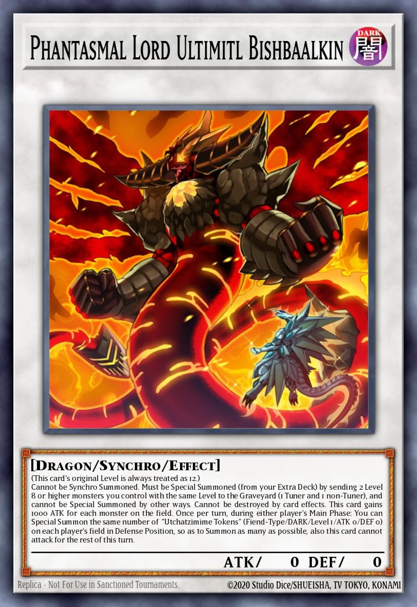 Phantasmal Lord Ultimitl Bishbaalkin Premium Gold: Infinite Gold card