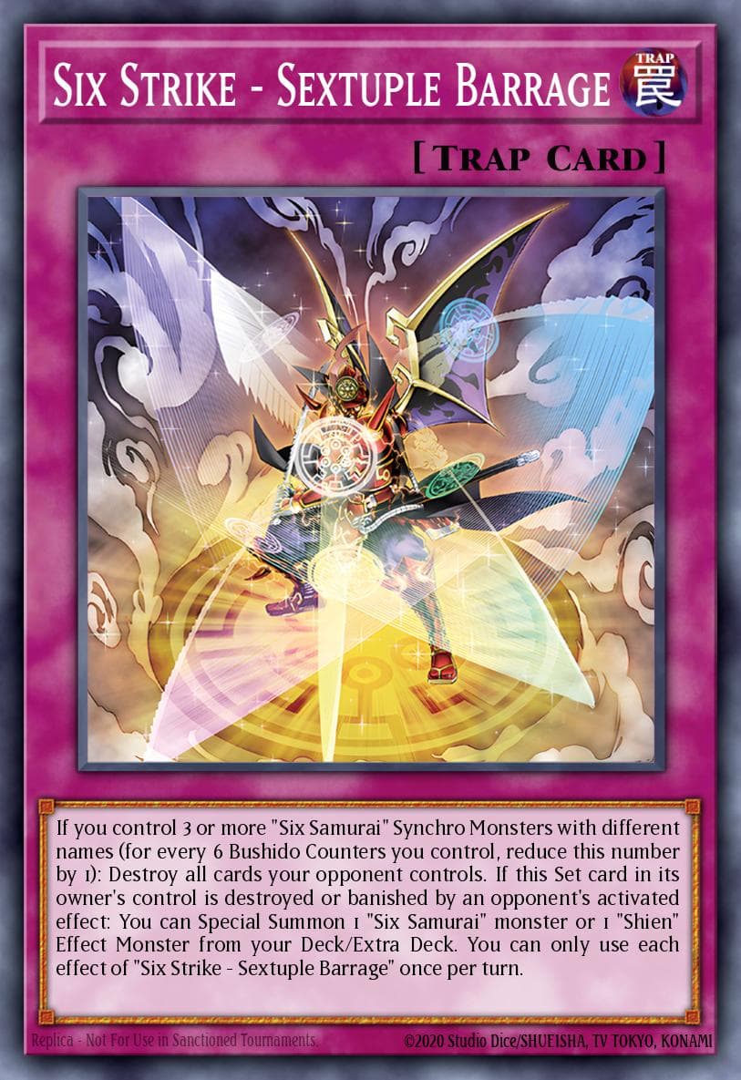 Six Strike - Sextuple Barrage Supreme Darkness card