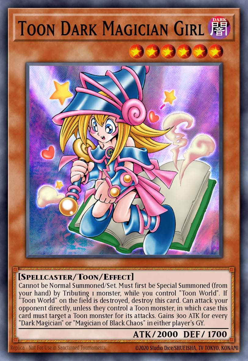 Toon Dark Magician Girl Pharaoh Tour 2006 promotional cards card