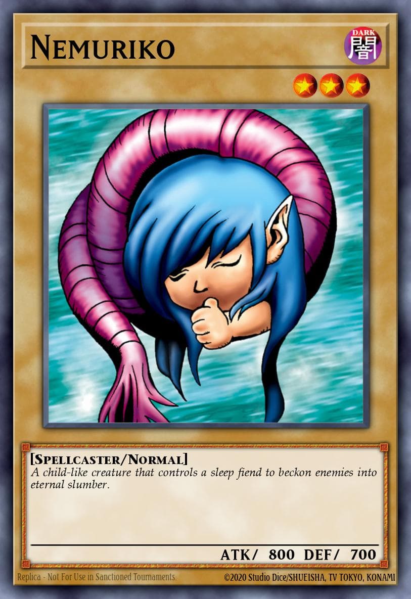 Nemuriko 遊戲王 card