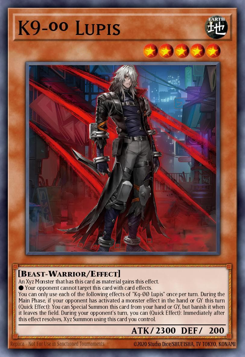 K9-ØØ Lupis Justice Hunters card