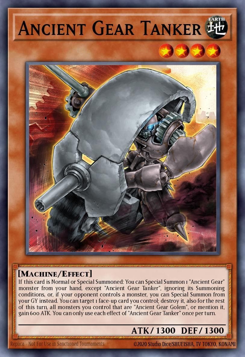 Ancient Gear Tanker Legacy of Destruction card