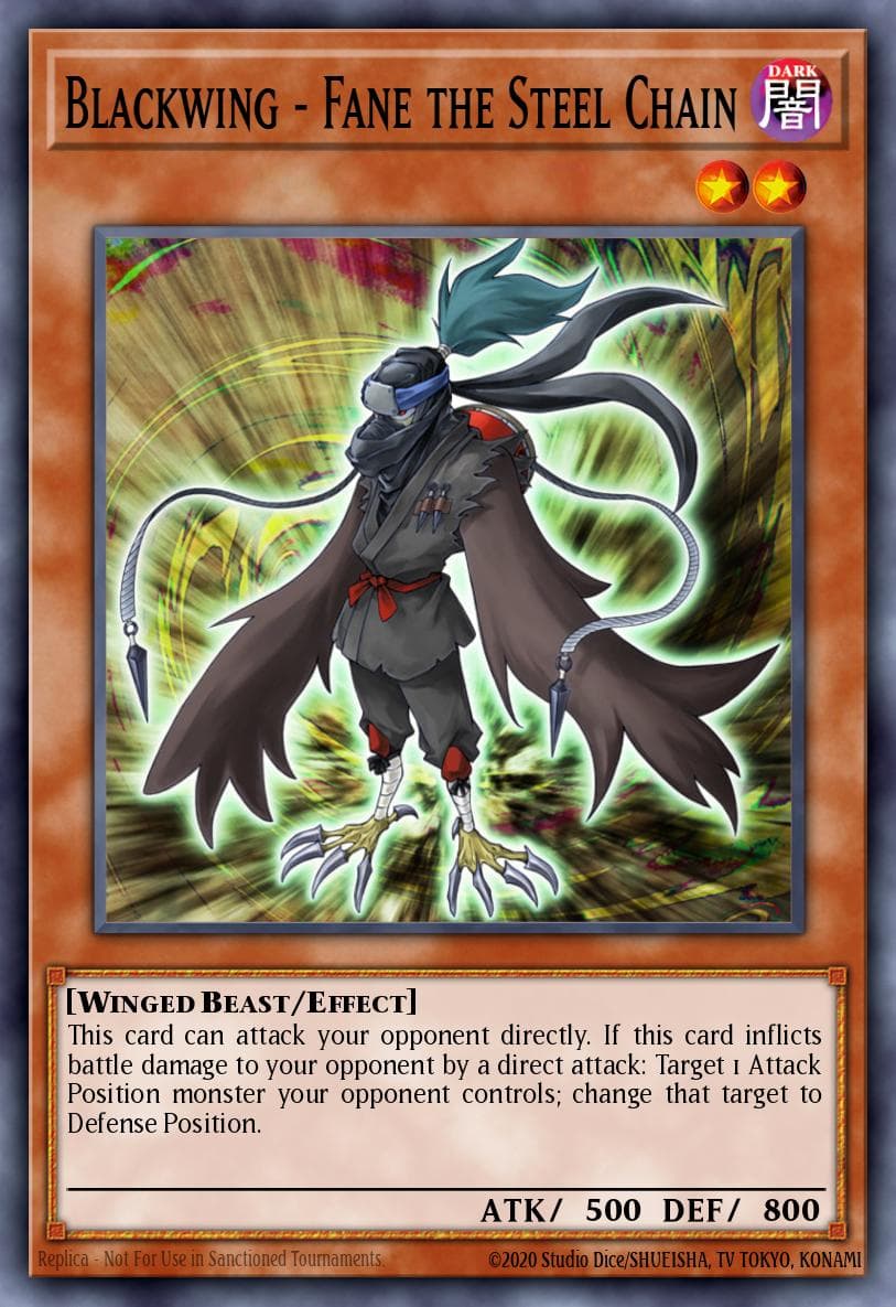 Blackwing - Fane the Steel Chain Ancient Prophecy: Special Edition card