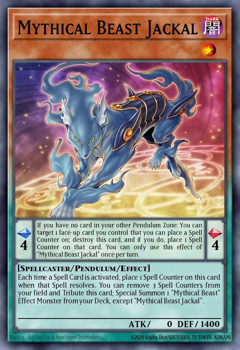 Mythical Beast Jackal Extreme Force Special Edition card