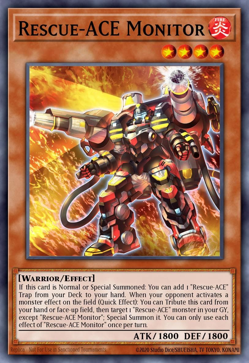 Rescue-ACE Monitor Amazing Defenders card