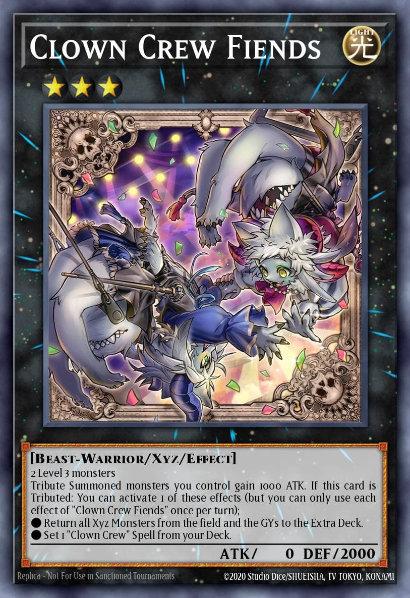 Clown Crew Fiends Blazing Dominion card
