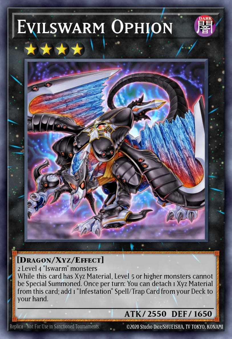 Evilswarm Ophion Duel Terminal 7b card