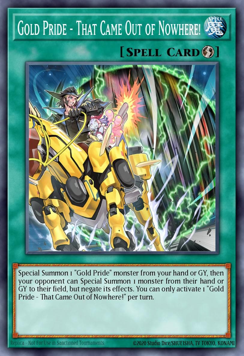 Gold Pride - That Came Out of Nowhere! Cyberstorm Access card