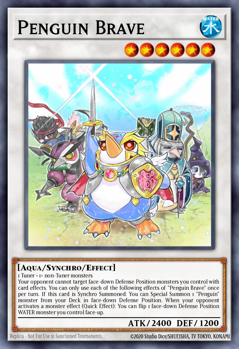 Penguin Brave Phantom Rage Premiere! promotional card card