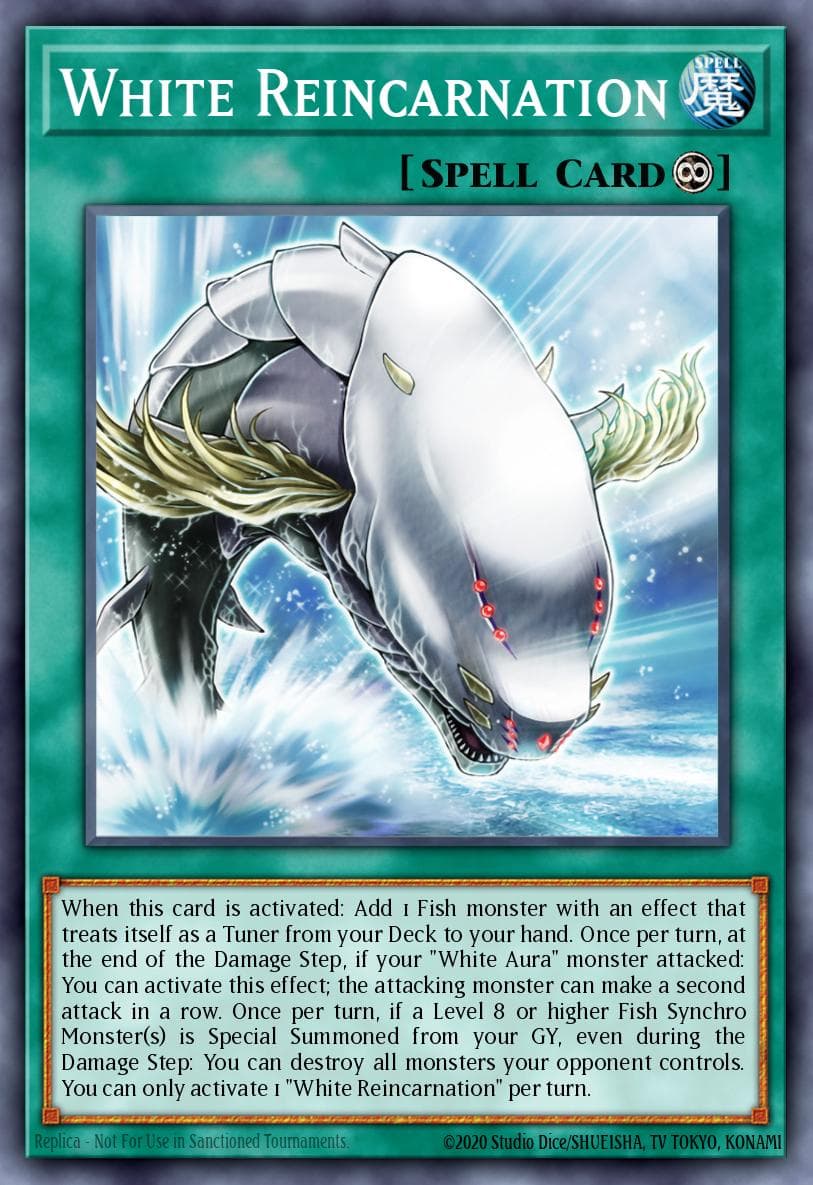White Reincarnation 2025 Mega-Pack Tin card