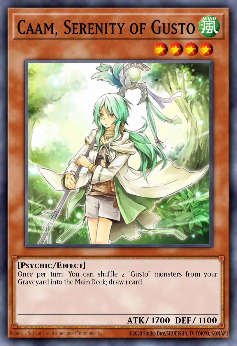 Caam, Serenity of Gusto Hidden Arsenal 5: Steelswarm Invasion card