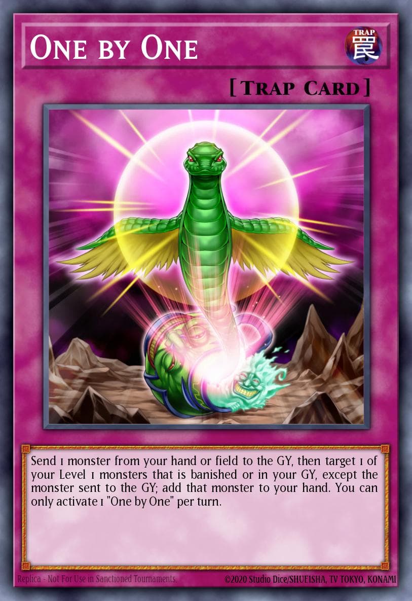 One by One Lightning Overdrive Premiere! promotional card card