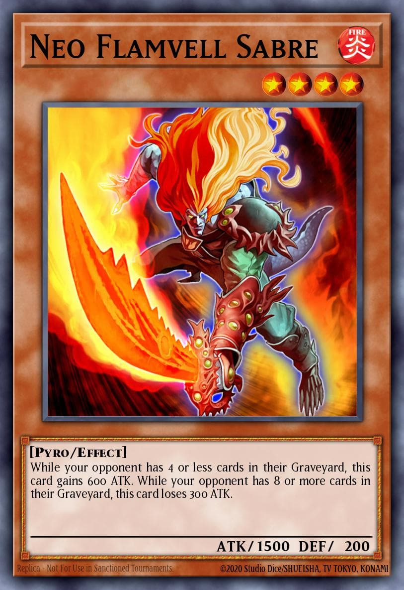 Neo Flamvell Sabre Hidden Arsenal 4: Trishula's Triumph card