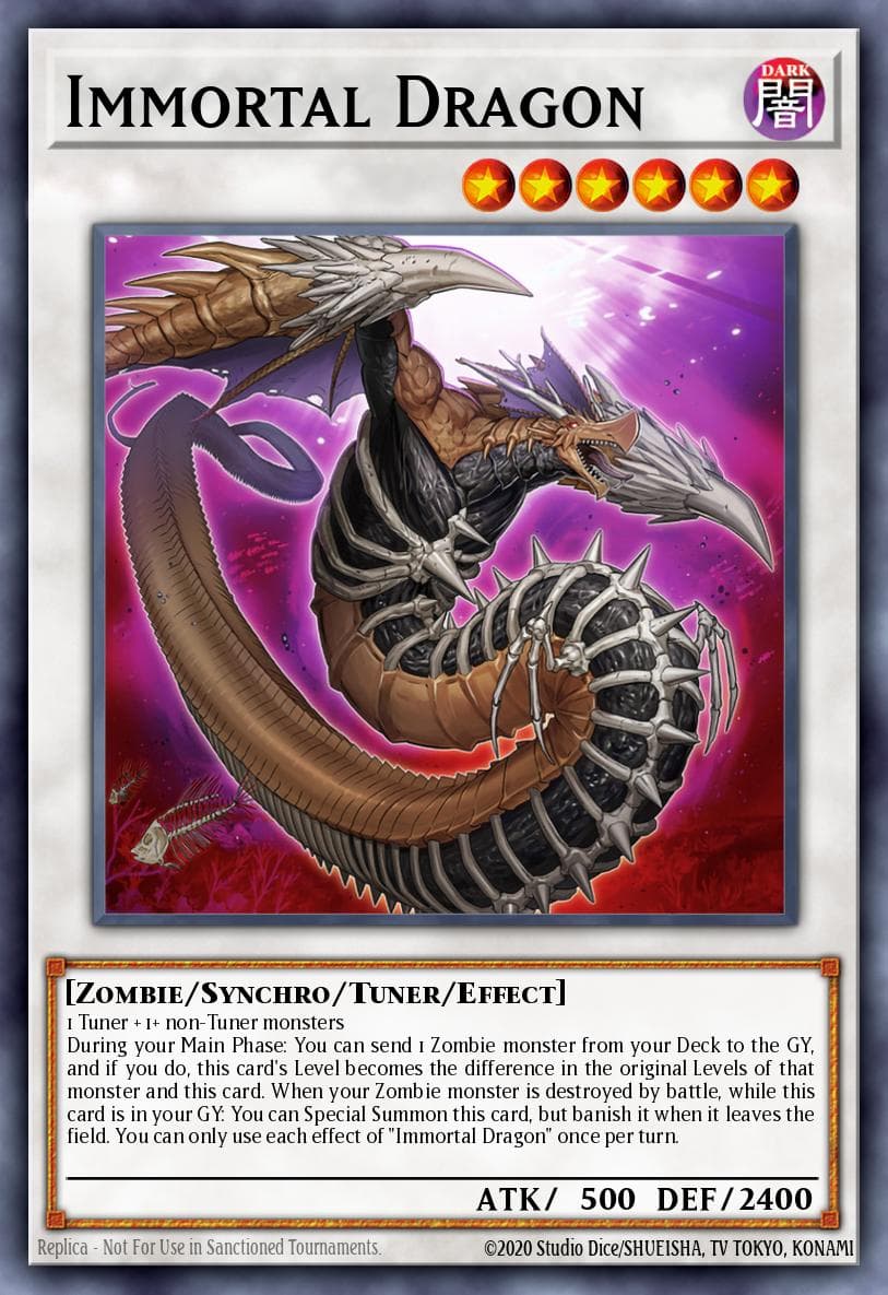 Immortal Dragon Dimension Force card