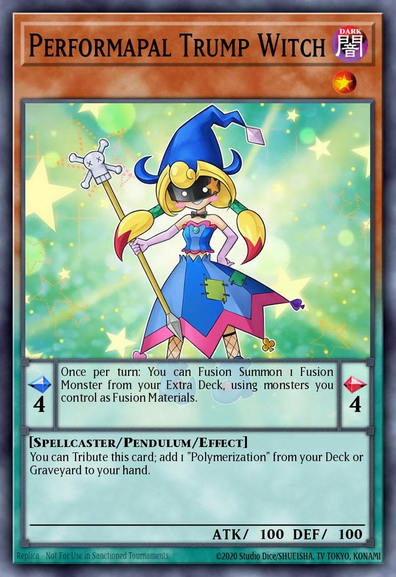 Performapal Trump Witch Master of Pendulum Structure Deck card