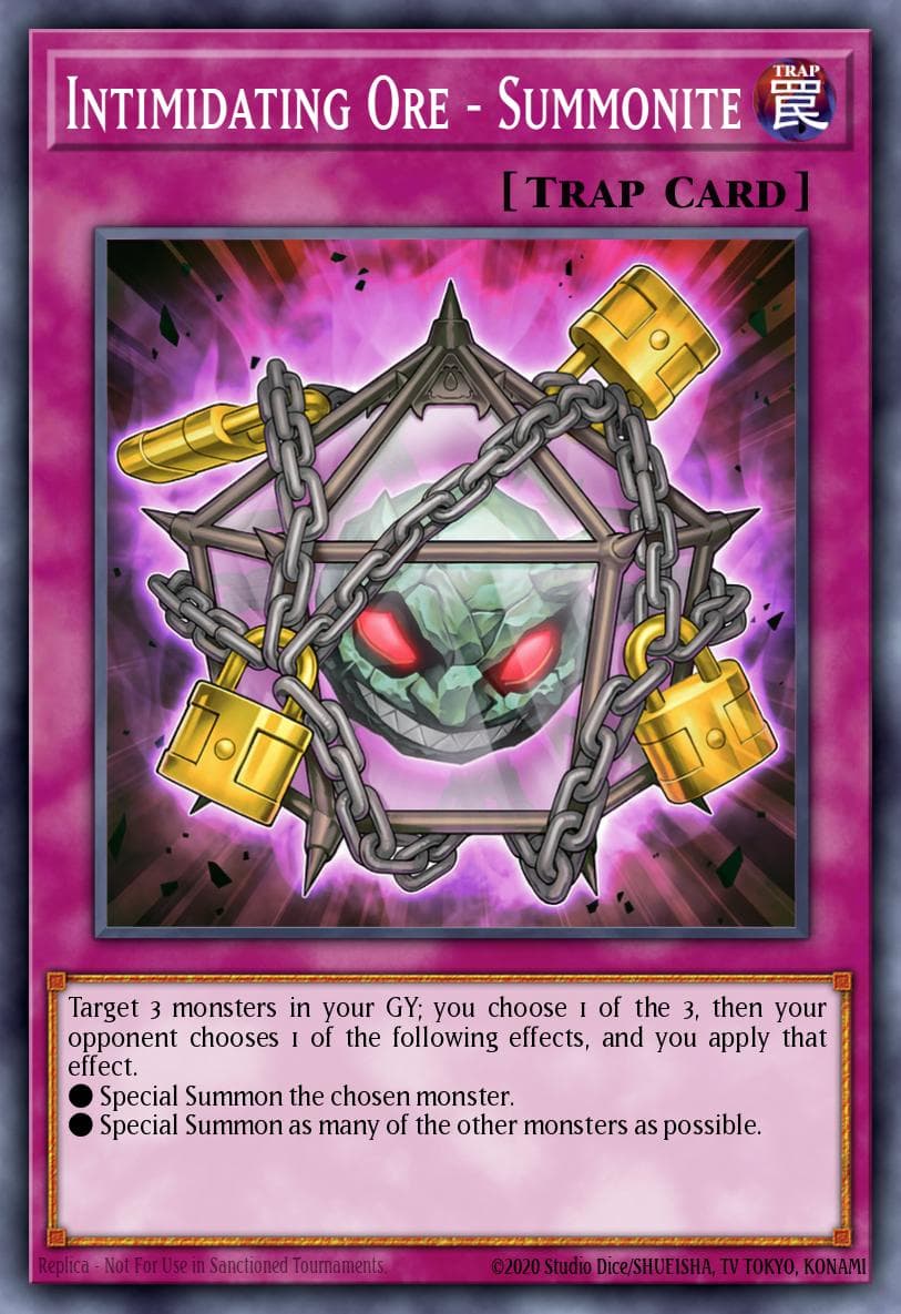 Intimidating Ore - Summonite 25th Anniversary Tin: Dueling Mirrors card