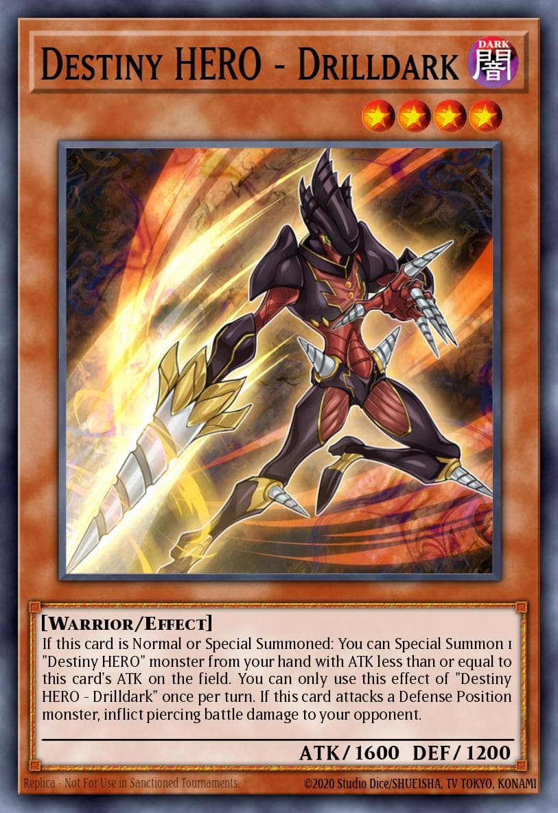 Destiny HERO - Drilldark Destiny Soldiers card