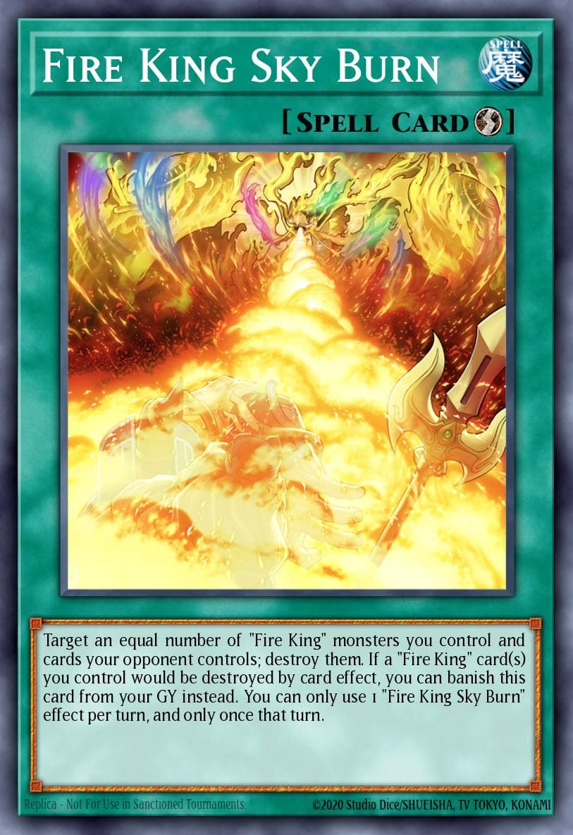 Fire King Sky Burn Structure Deck: Fire Kings card