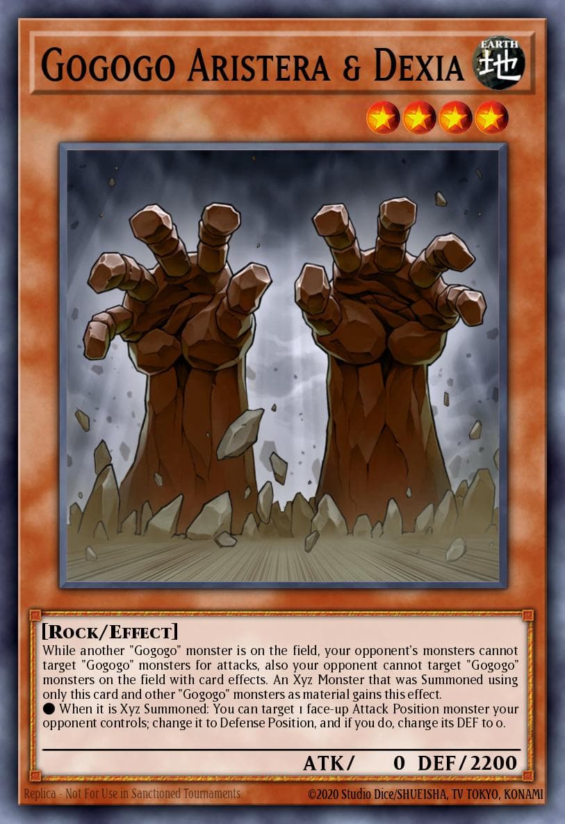 Gogogo Aristera & Dexia Code of the Duelist Special Edition card