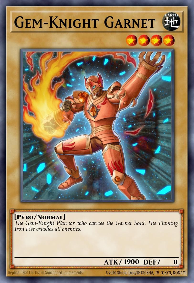 Gem-Knight Garnet Hidden Arsenal 5: Steelswarm Invasion card