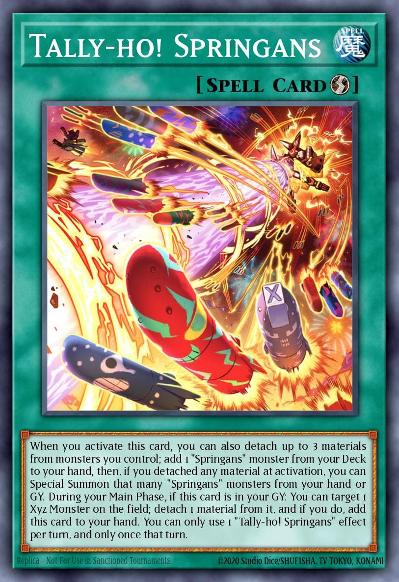 Tally-ho! Springans 25th Anniversary Tin: Dueling Mirrors card