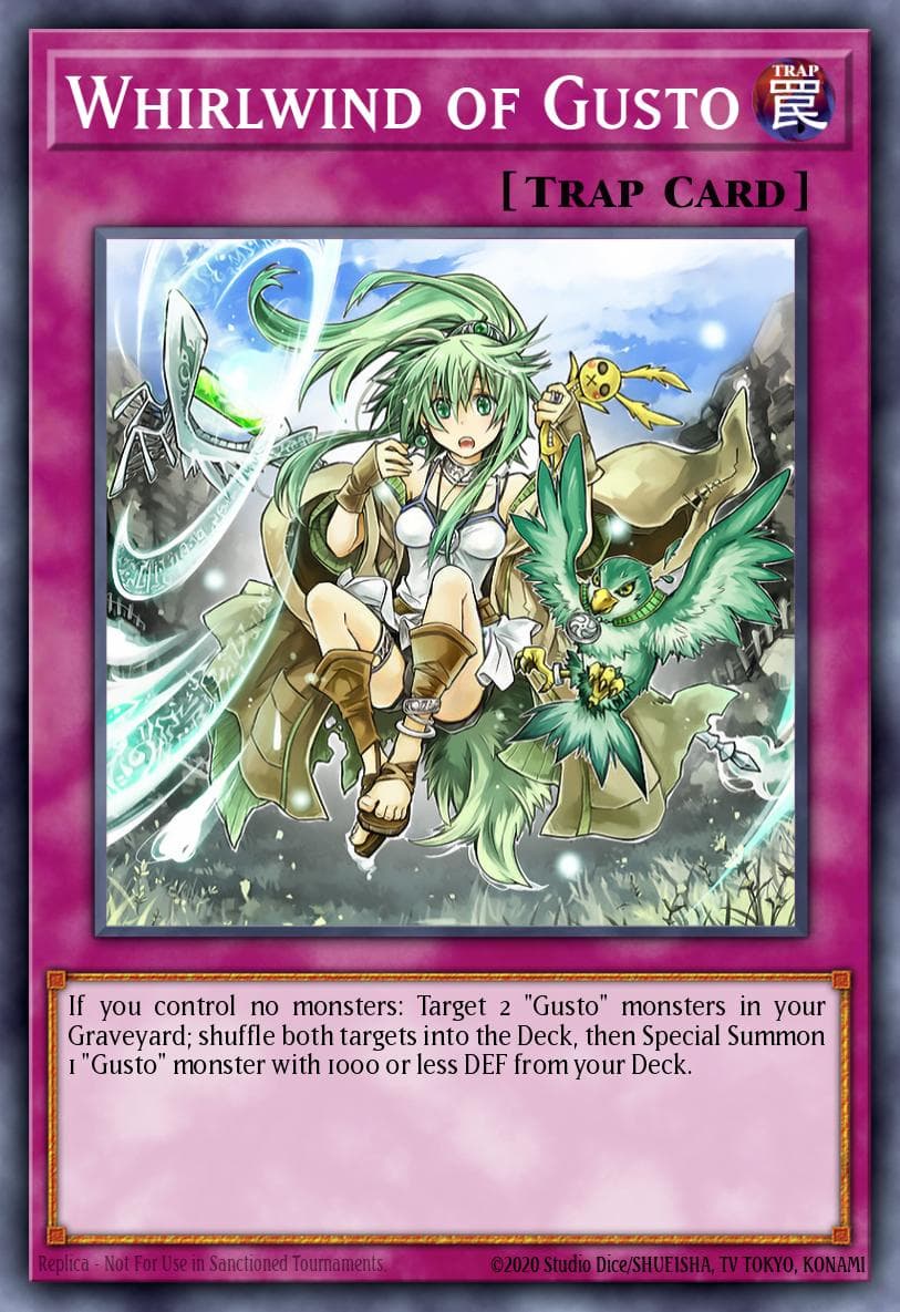 Whirlwind of Gusto Hidden Arsenal 6: Omega Xyz card