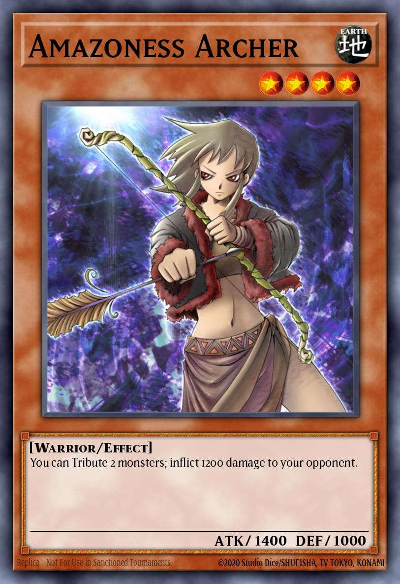 Amazoness Archer Labyrinth of Nightmare card