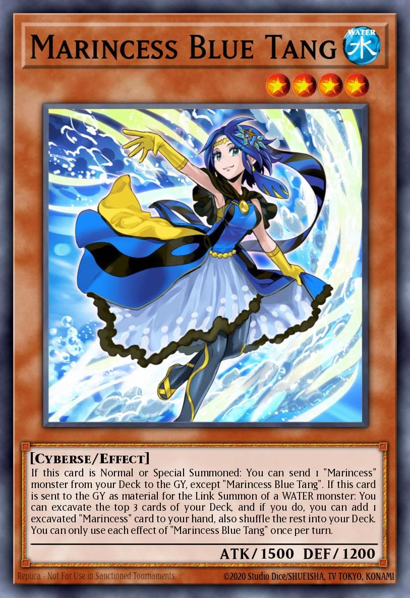 Marincess Blue Tang Legendary Duelists: Duels From the Deep card