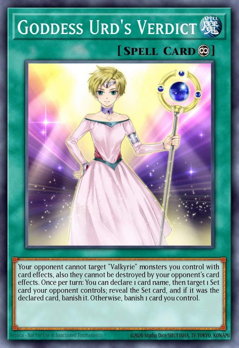 Goddess Urd's Verdict Shadows in Valhalla card