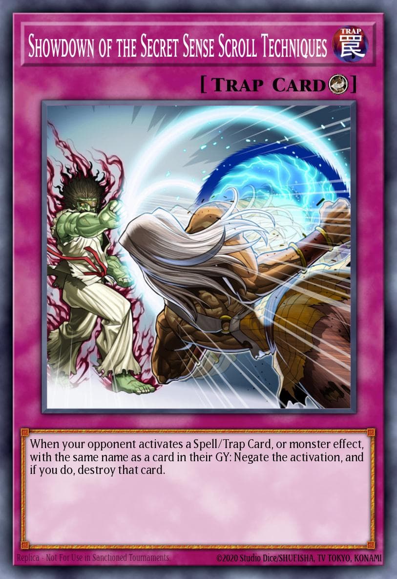 Showdown of the Secret Sense Scroll Techniques 2018 Mega-Tin Mega Pack card