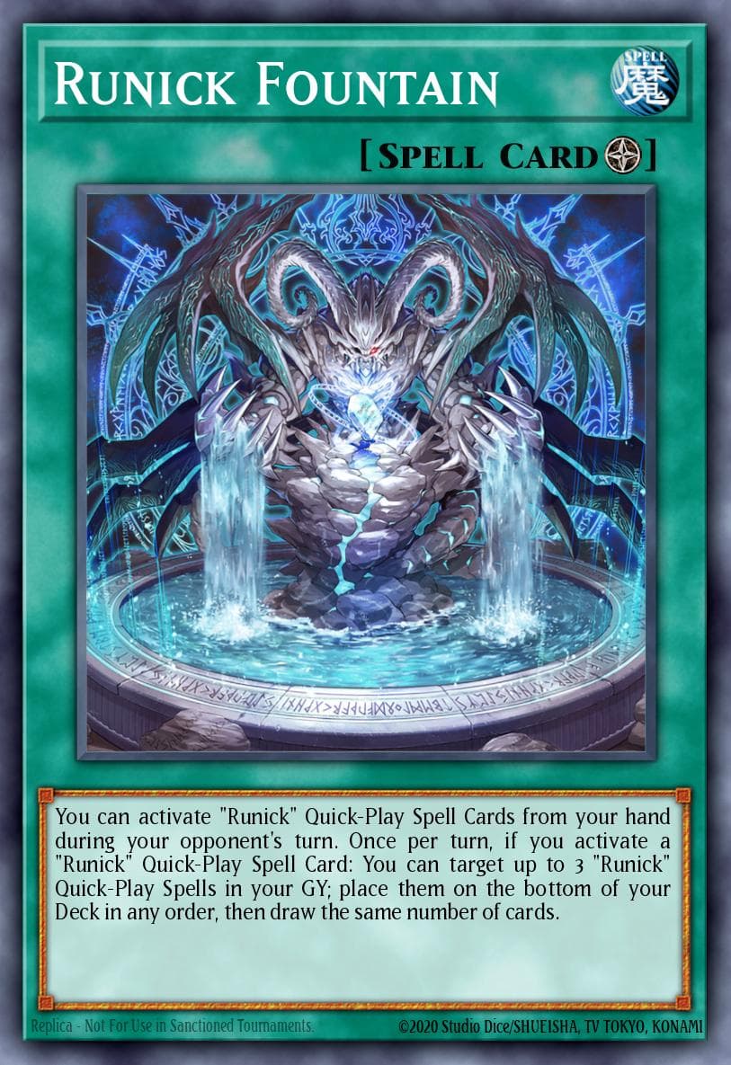 Runick Fountain Tactical Masters card