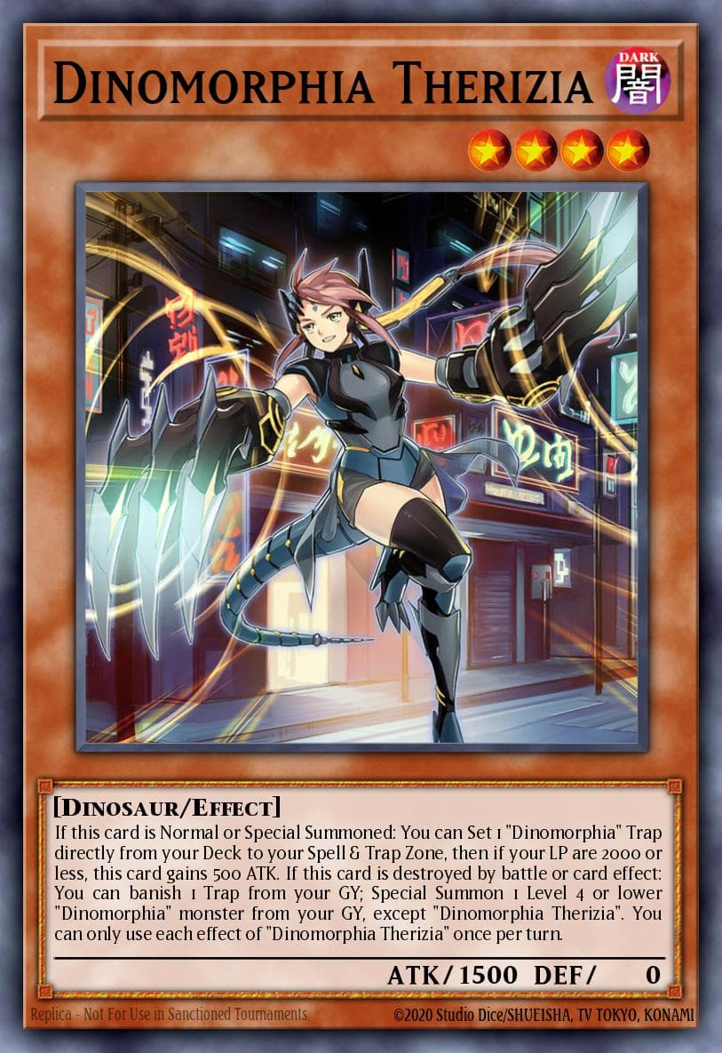 Dinomorphia Therizia Battle of Chaos card