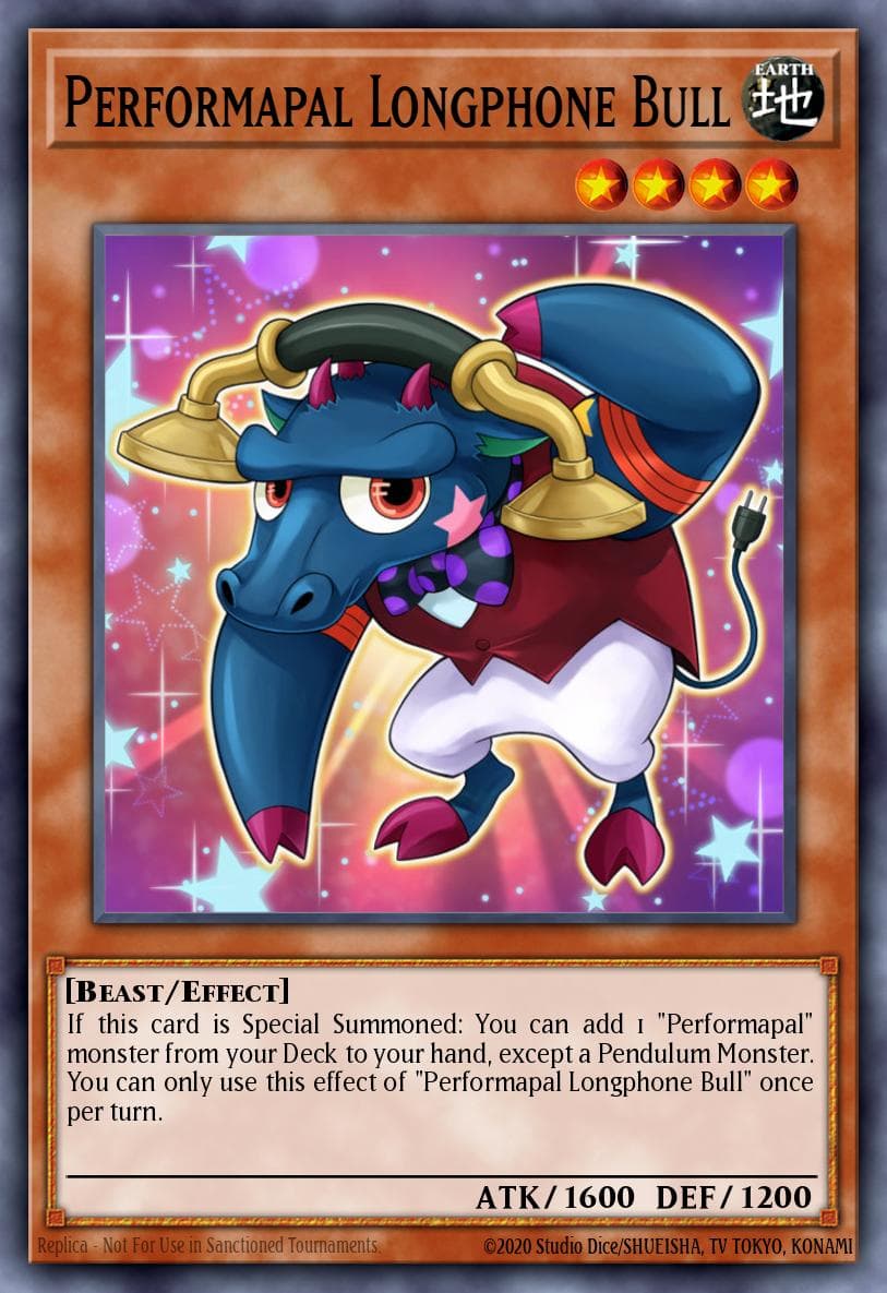 Performapal Longphone Bull Starter Deck: Yuya card