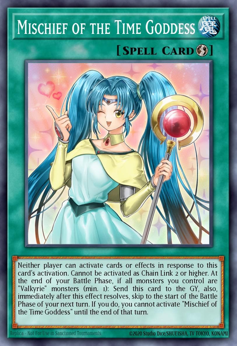 Mischief of the Time Goddess Shadows in Valhalla card