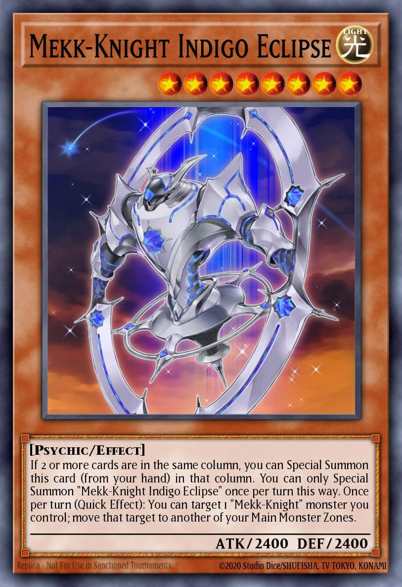 Mekk-Knight Indigo Eclipse 2018 Mega-Tin Mega Pack card