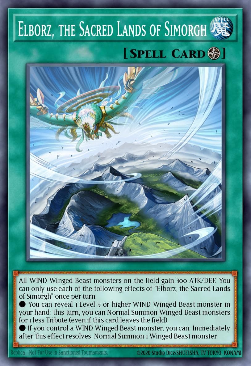 Elborz, the Sacred Lands of Simorgh Rising Rampage Special Edition card