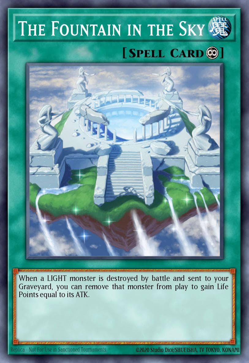 The Fountain in the Sky Lost Sanctuary Structure Deck card