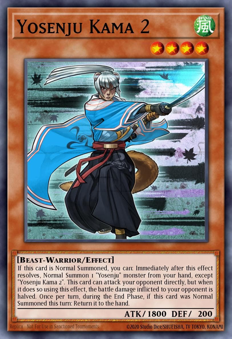 Yosenju Kama 2 The Secret Forces card
