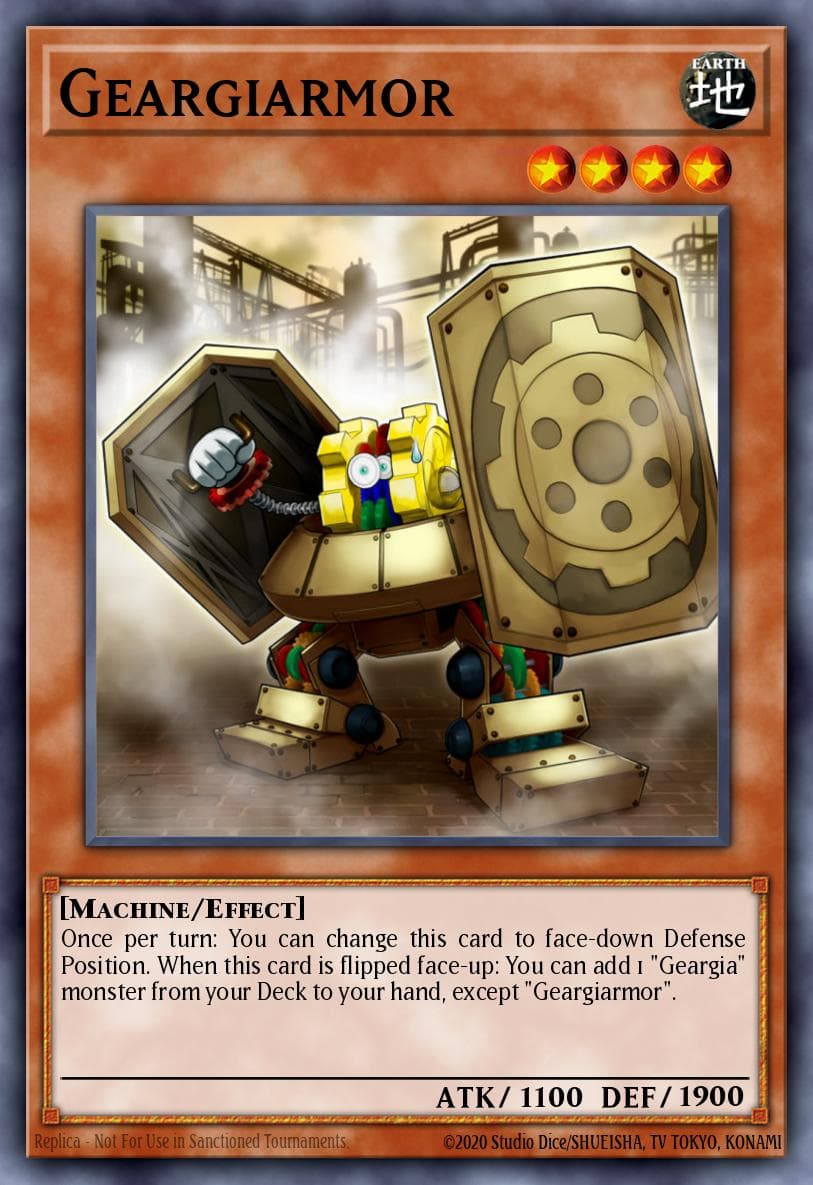 Geargiarmor Geargia Rampage Structure Deck card