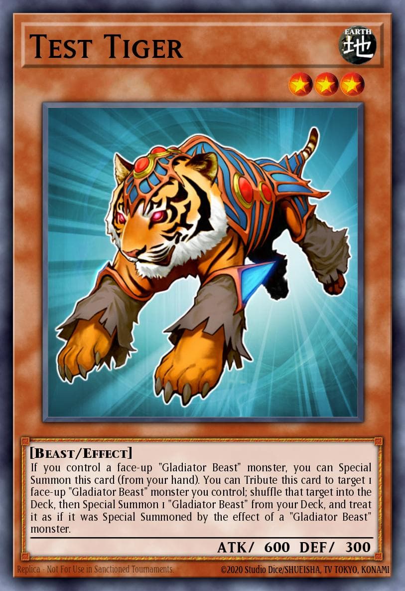 Test Tiger Ra Yellow Mega Pack: Special Edition card
