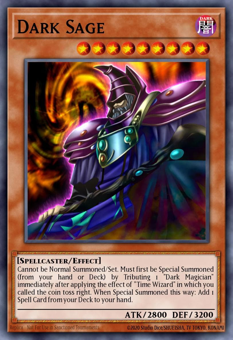 Dark Sage Yu-Gi-Oh! The Dawn of Destiny promotional cards card