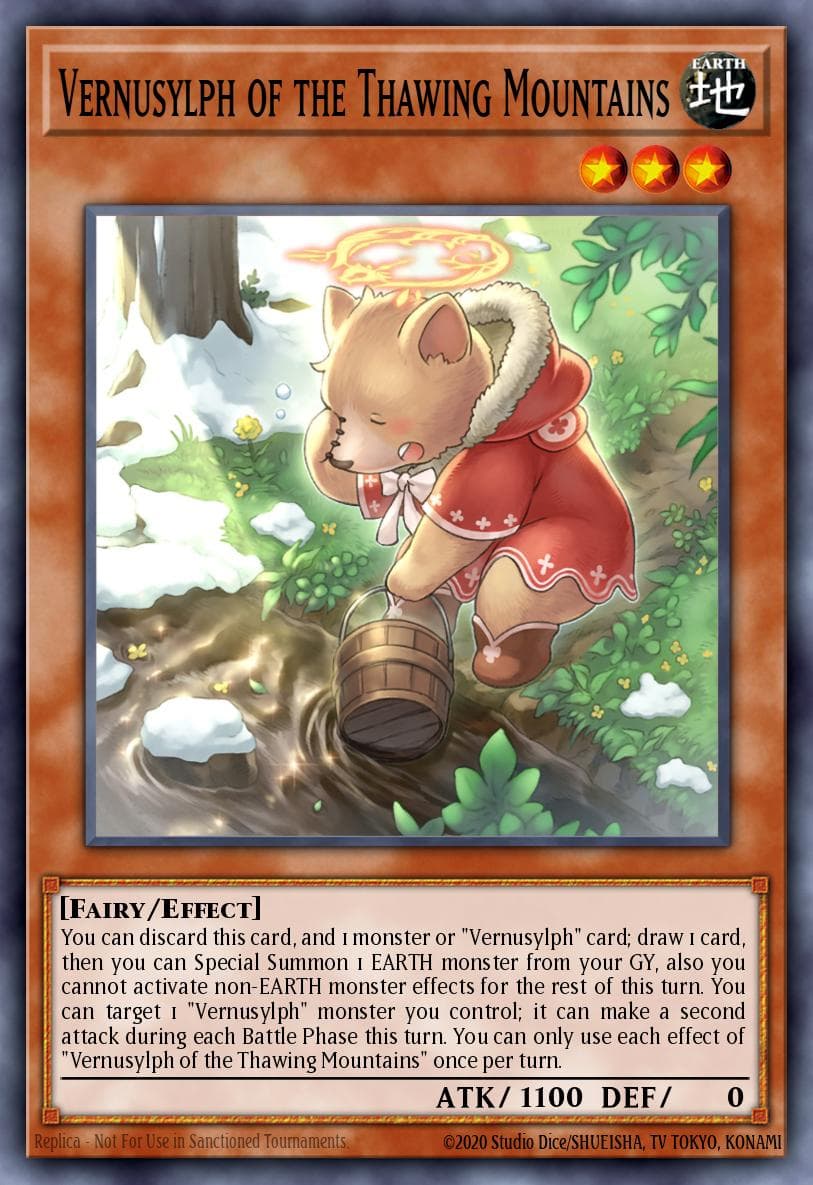 Vernusylph of the Thawing Mountains Power of the Elements card